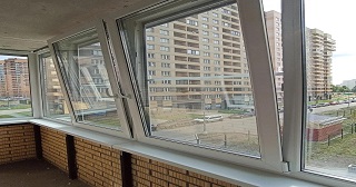 Остекление балкона Осинники цена от 9847 руб. м/п. за 50 часов